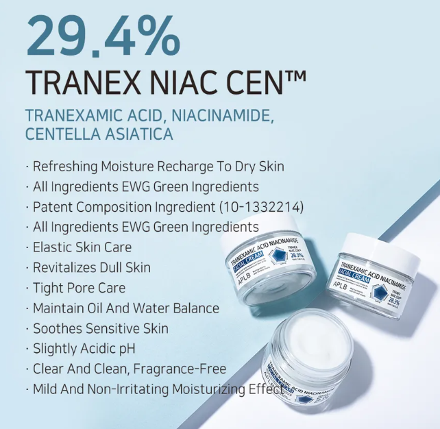 APLB Tranexamic Acid + Niacinamide Cream – Dark Spot Correcting Moisturiser