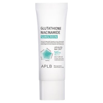 APLB Glutathione + Niacinamide Sunscreen – SPF 50+ PA++++ (40 ml)