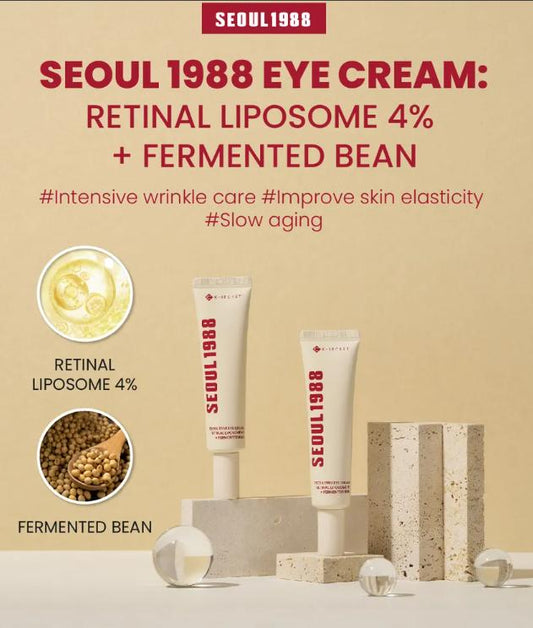 KSECRET Seoul 1988 Eye Cream – Retinal Liposome & Fermented Bean 15ml