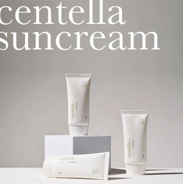 mixsoon Centella Sun Cream SPF50+ PA++++ – Korean Calming Sunscreen for Sensitive Skin