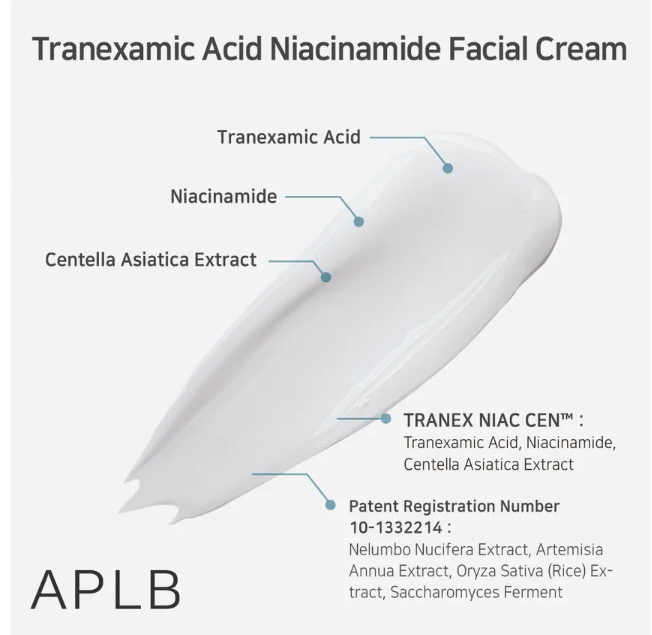 APLB Tranexamic Acid + Niacinamide Cream – Dark Spot Correcting Moisturiser