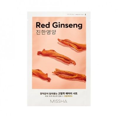 MISSHA Airy Fit Sheet Mask – Red Ginseng (Revitalizing & Anti-Aging)